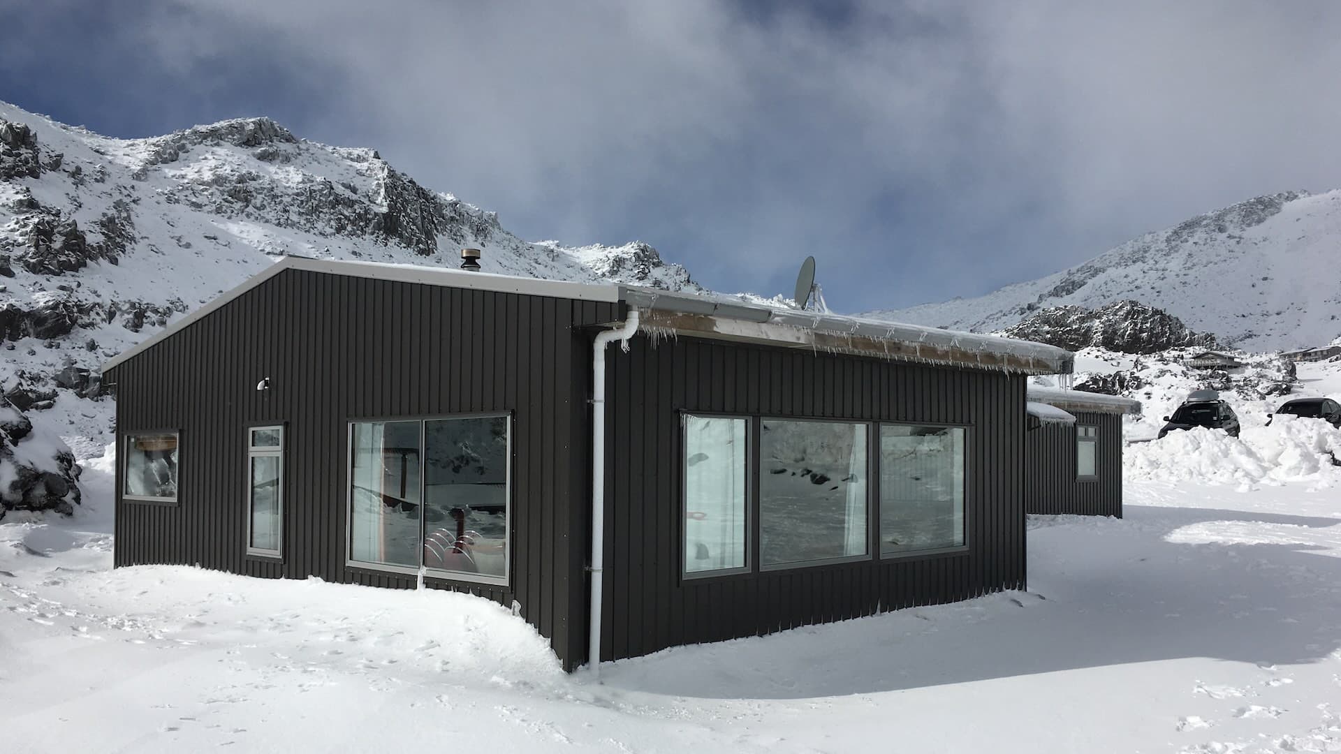 Tahurangi Ski Club lodge on Mt Ruapehu